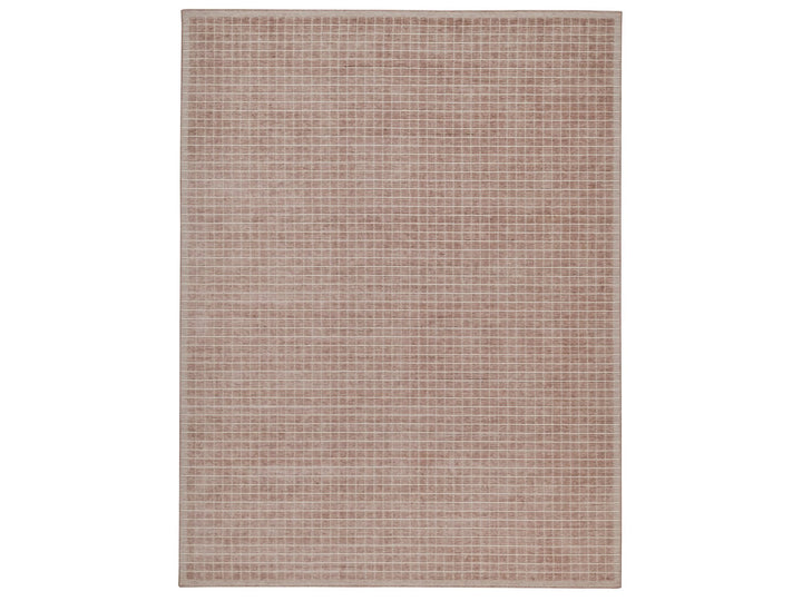 9'1" x 12'0" New Hand Loomed Pink Wool Rectangle Oriental Rug - MOA10291697