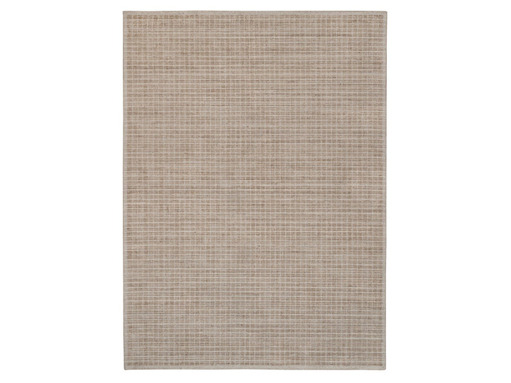 10'0" x 14'0" New Hand Loomed Brown Wool Rectangle Oriental Rug - MOA10291698