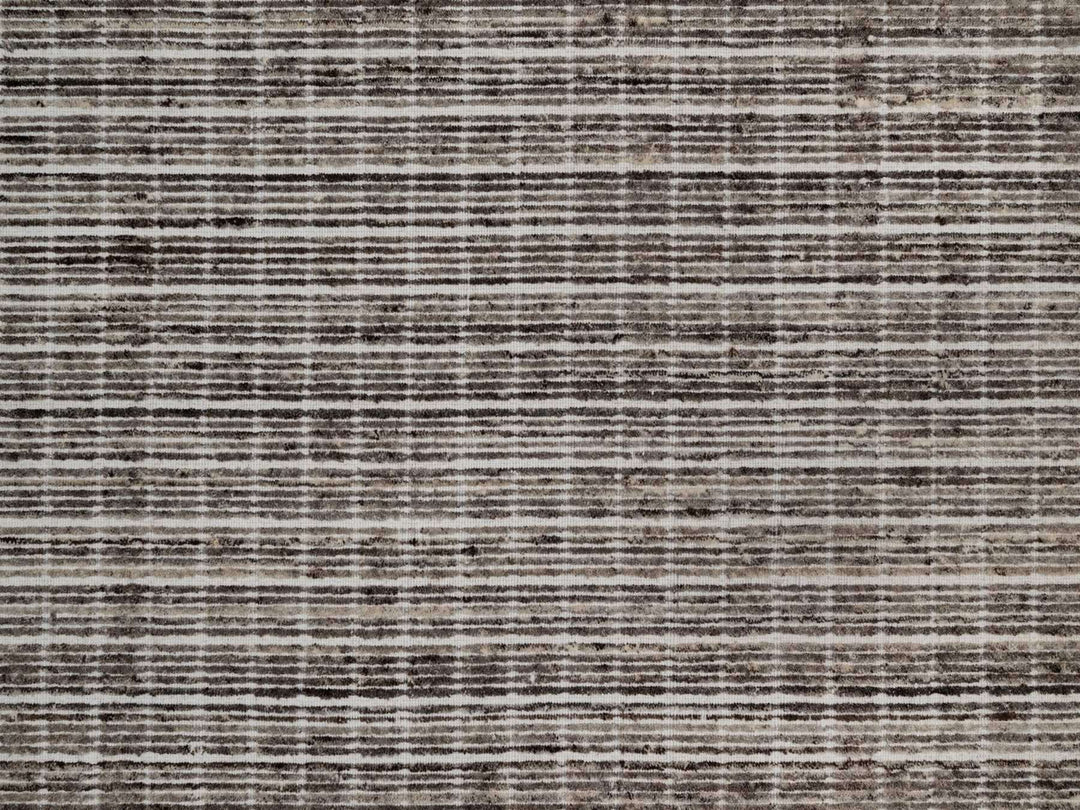 9'1" x 12'0" New Hand Loomed Brown Wool Rectangle Oriental Rug - MOA10291705