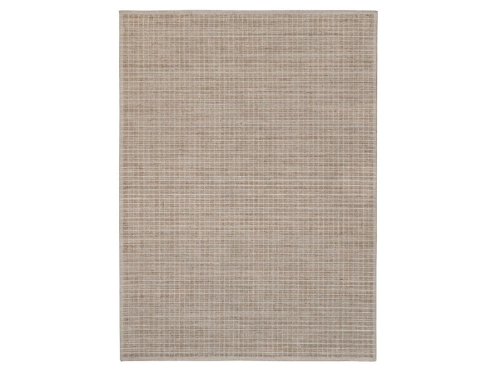 10'0" x 13'11" New Hand Loomed Brown Wool Rectangle Oriental Rug - MOA10291706