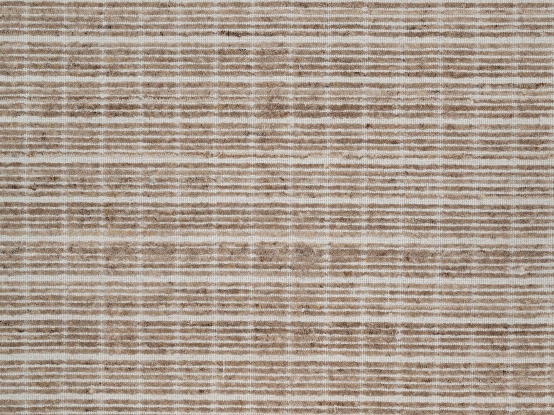 10'0" x 13'11" New Hand Loomed Brown Wool Rectangle Oriental Rug - MOA10291706