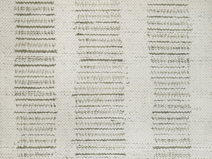 2'6" x 7'11" New Hand Woven Ivory Wool Runner Oriental Rug - MOA10291722