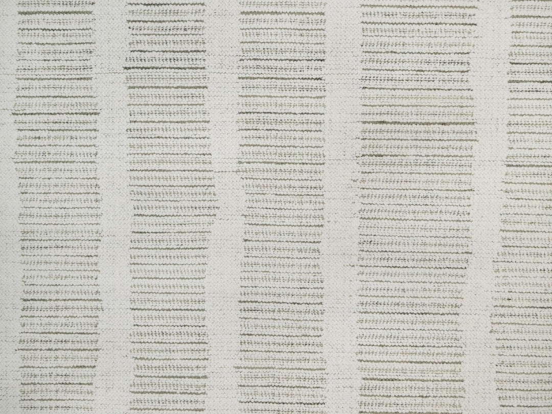 8'0" x 9'11" New Hand Woven Ivory Wool Rectangle Oriental Rug - MOA10291729