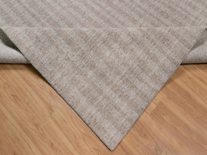 12'0" x 15'0" New Hand Loomed Brown Wool Rectangle Oriental Rug - MOA10291772