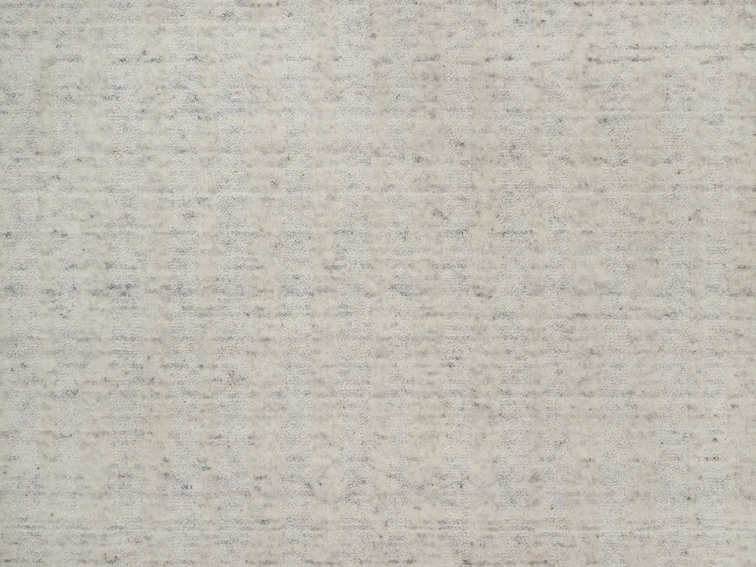 11'11" x 15'0" New Hand Loomed Ivory Wool Rectangle Oriental Rug - MOA10291773