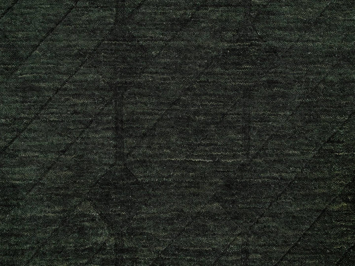 1'11" x 2'9" New Hand Loomed Green Wool Rectangle Oriental Rug - MOA10291780