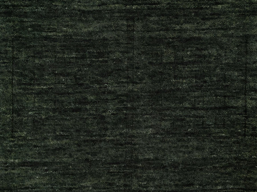 1'11" x 2'8" New Hand Loomed Green Wool Rectangle Oriental Rug - MOA10291781