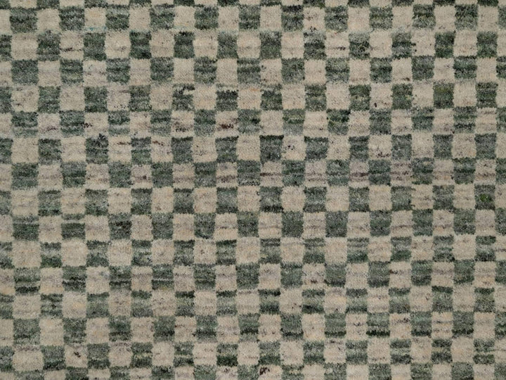 2'0" x 3'0" New Hand Loomed Beige Wool Rectangle Oriental Rug - MOA10291782