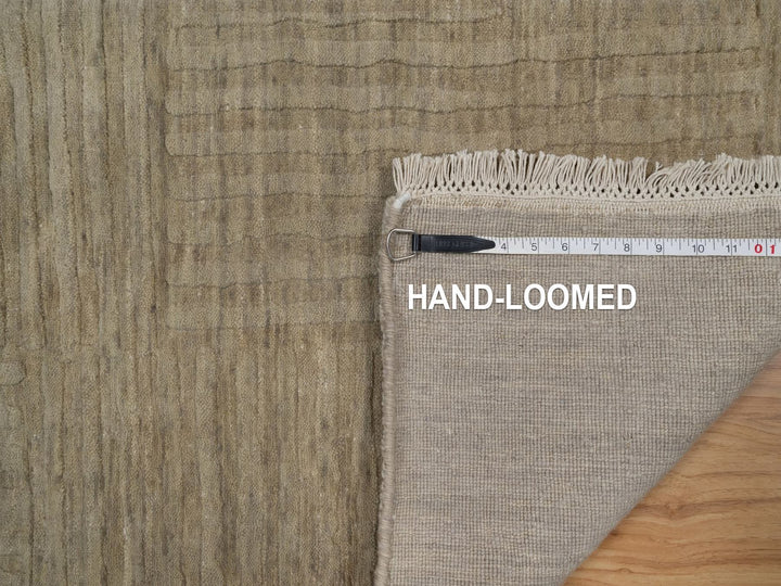 2'0" x 2'8" New Hand Loomed Beige Wool Rectangle Oriental Rug - MOA10291786
