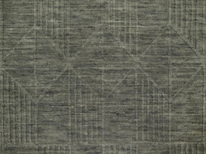 2'0" x 2'8" New Hand Loomed Green Wool Rectangle Oriental Rug - MOA10291789