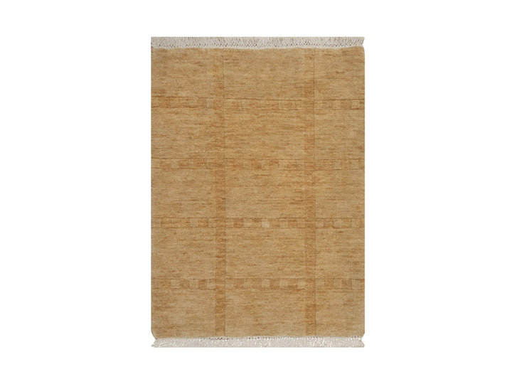 2'0" x 2'8" New Hand Loomed Orange Wool Rectangle Oriental Rug - MOA10291790