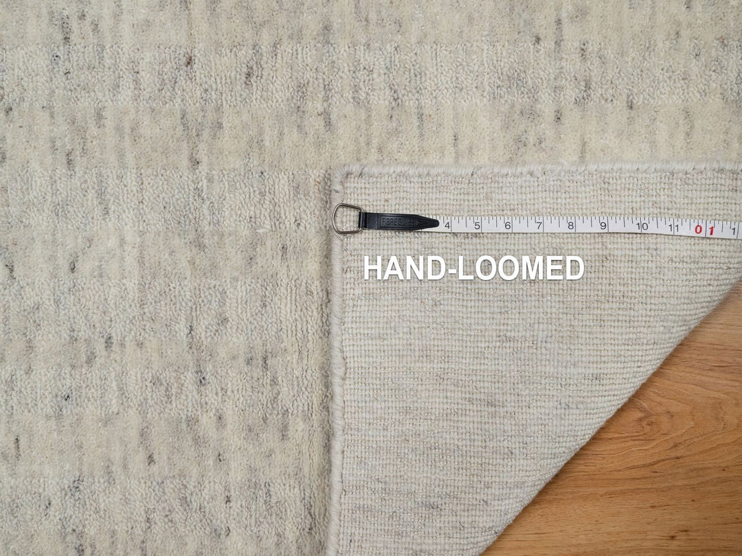 2'0" x 3'0" New Hand Loomed Ivory Wool Rectangle Oriental Rug - MOA10291795