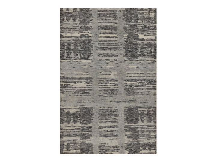 2'0" x 3'1" New Hand Knotted Grey Wool Rectangle Oriental Rug - MOA10291811