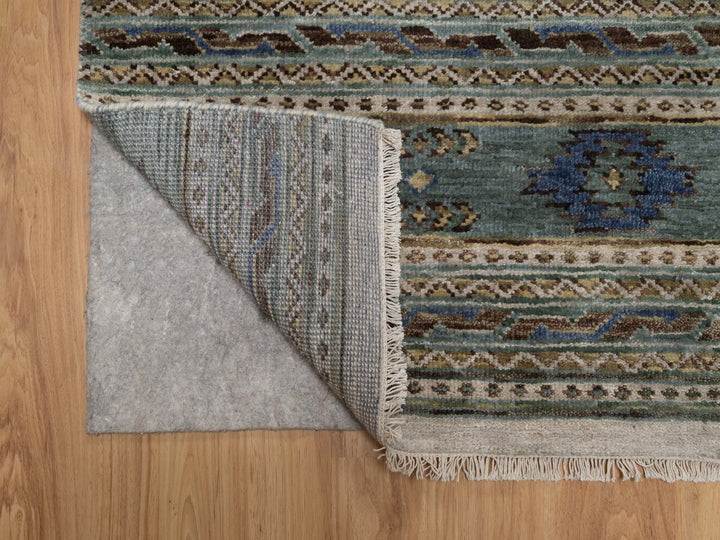 2'6" x 10'0" New Hand Knotted Beige Wool Runner Oriental Rug - MOA10291838