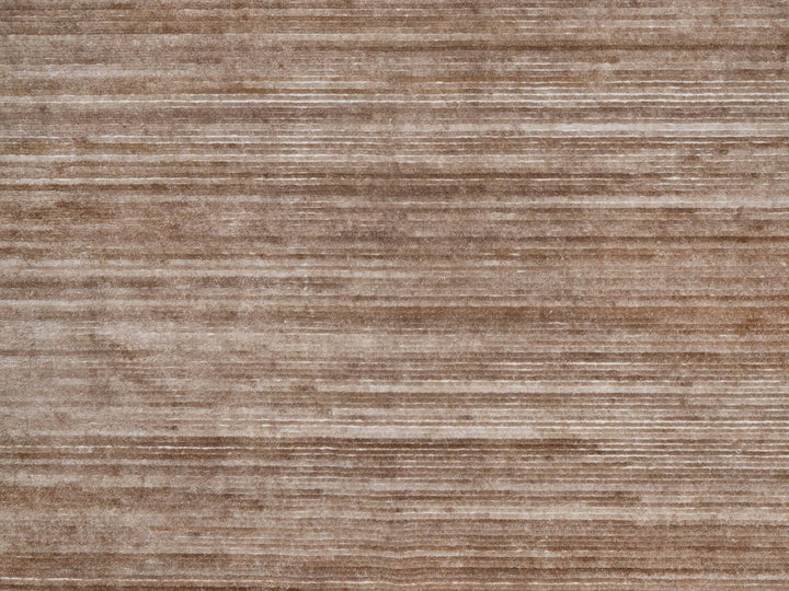 9'1" x 12'1" New Hand Loomed Brown Polyester Rectangle Oriental Rug - MOA10291869