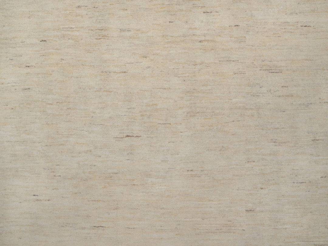 12'1" x 12'1" New Hand Knotted Ivory Wool Square Oriental Rug - MOA10291877