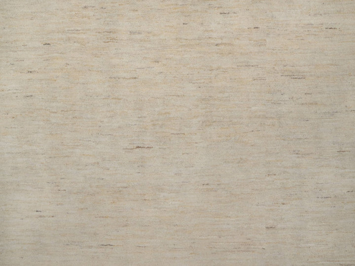 12'1" x 12'1" New Hand Knotted Ivory Wool Square Oriental Rug - MOA10291877