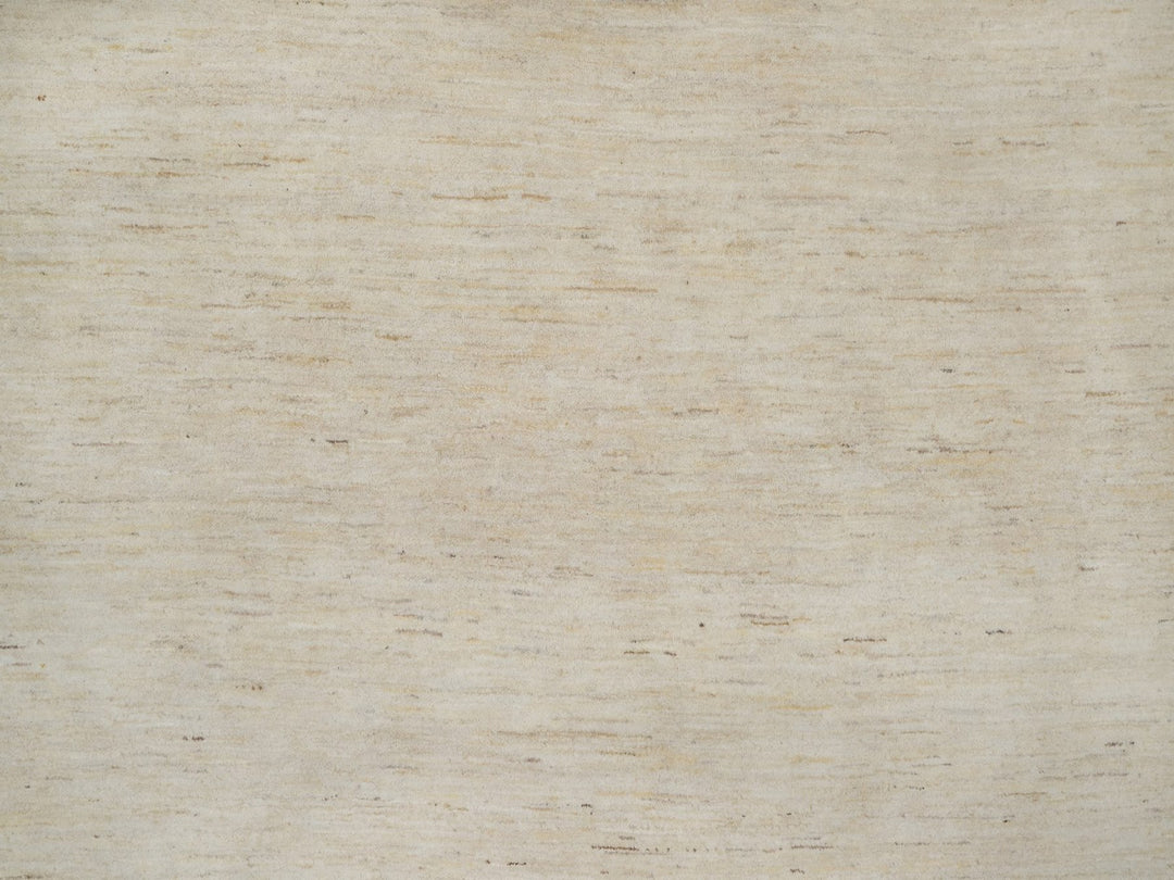 14'0" x 14'0" New Hand Knotted Ivory Wool Round Oriental Rug - MOA10291880