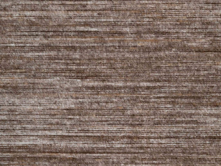 9'0" x 12'1" New Hand Loomed Brown Polyester Rectangle Oriental Rug - MOA10291881