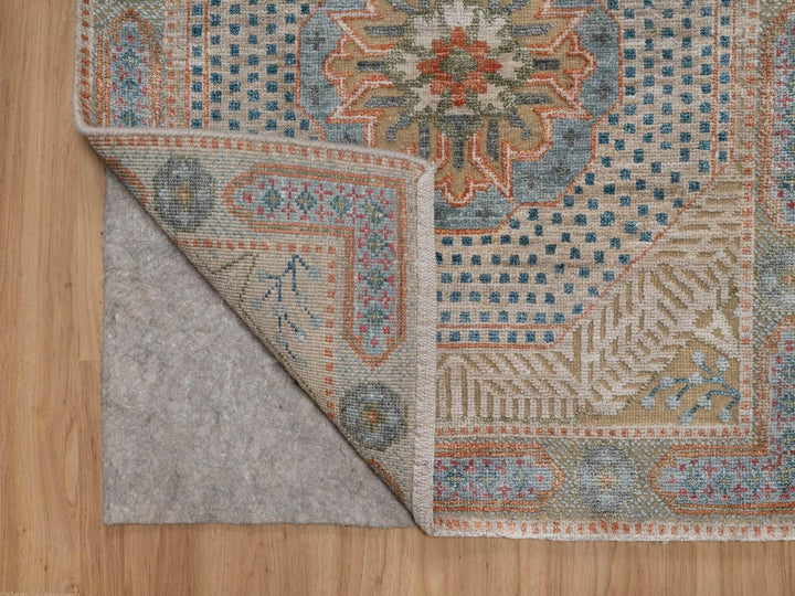 2'7" x 18'0" New Hand Knotted Brown Wool & Silk Runner Oriental Rug - MOA10291905