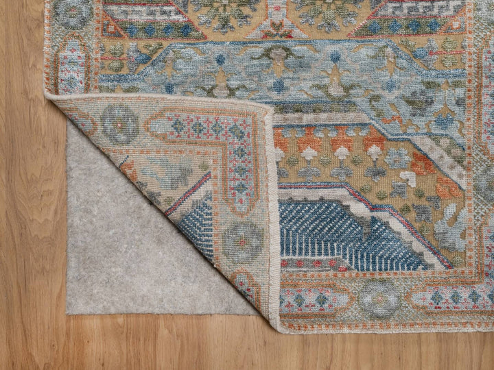 2'6" x 21'10" New Hand Knotted Brown Wool & Silk Runner Oriental Rug - MOA10291907