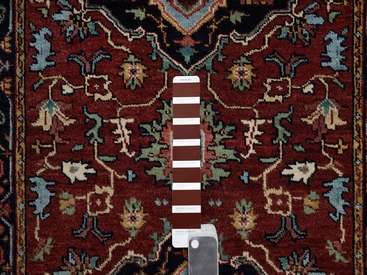 2'8" x 8'1" New Hand Knotted Red Wool Runner Oriental Rug - MOA10291929