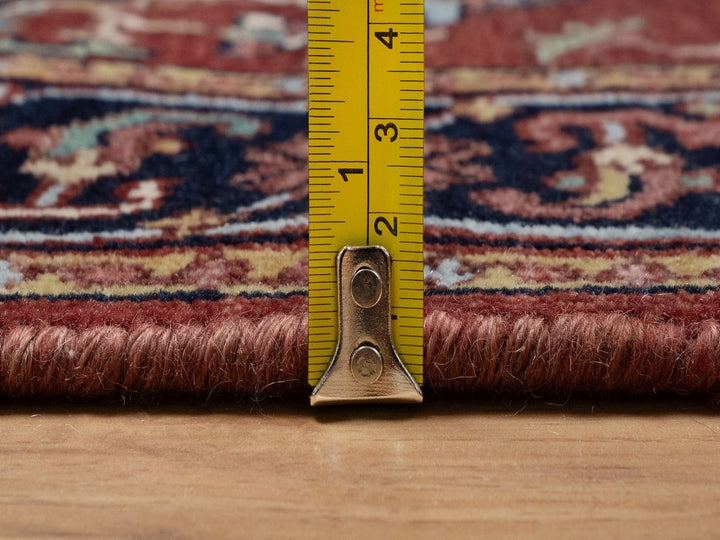2'8" x 8'1" New Hand Knotted Red Wool Runner Oriental Rug - MOA10291929