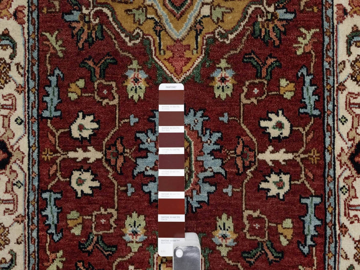2'7" x 6'1" New Hand Knotted Red Wool Runner Oriental Rug - MOA10291930