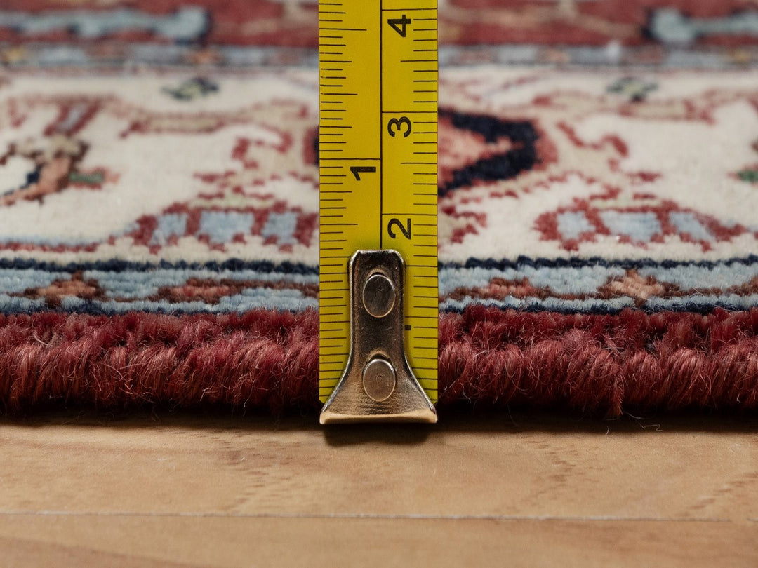 2'7" x 6'1" New Hand Knotted Red Wool Runner Oriental Rug - MOA10291930