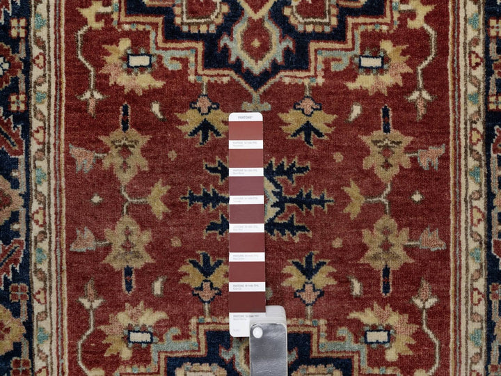 2'7" x 8'2" New Hand Knotted Red Wool Runner Oriental Rug - MOA10291932