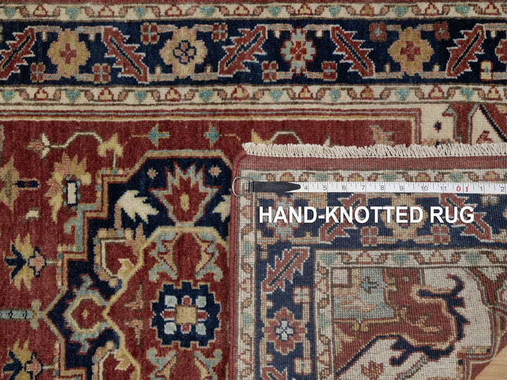 2'7" x 8'2" New Hand Knotted Red Wool Runner Oriental Rug - MOA10291932