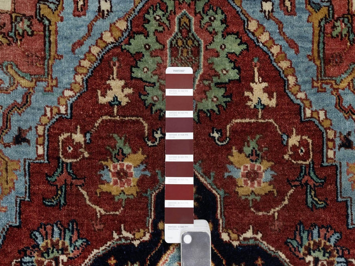 3'1" x 5'2" New Hand Knotted Red Wool Rectangle Oriental Rug - MOA10291937