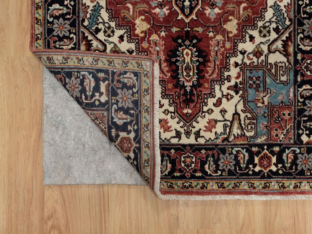 3'0" x 5'0" New Hand Knotted Red Wool Rectangle Oriental Rug - MOA10291938