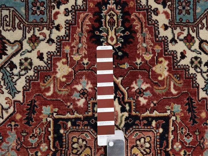 3'0" x 5'0" New Hand Knotted Red Wool Rectangle Oriental Rug - MOA10291938