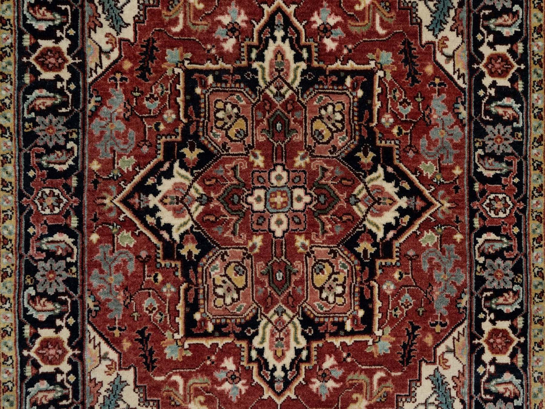 3'0" x 5'0" New Hand Knotted Red Wool Rectangle Oriental Rug - MOA10291938