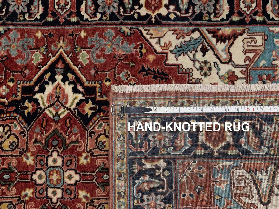 3'0" x 5'0" New Hand Knotted Red Wool Rectangle Oriental Rug - MOA10291938
