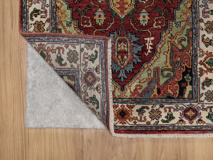 2'7" x 6'2" New Hand Knotted Red Wool Runner Oriental Rug - MOA10291939
