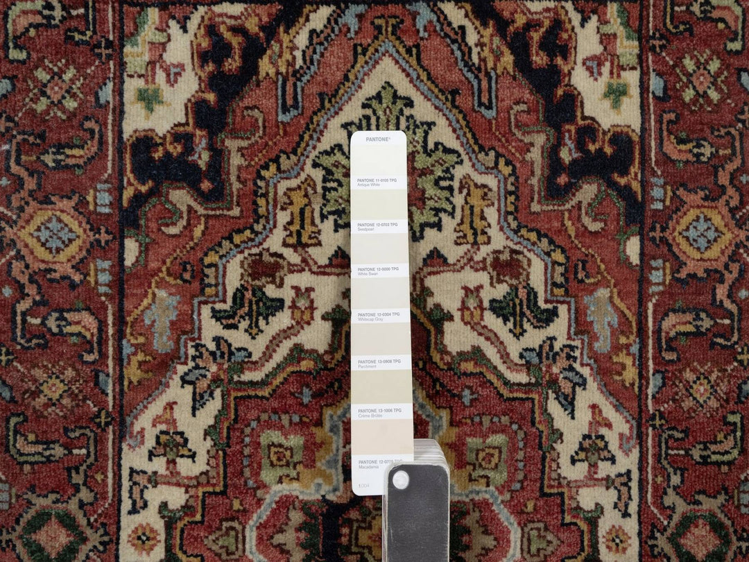 2'0" x 3'1" New Hand Knotted Ivory Wool Rectangle Oriental Rug - MOA10291940
