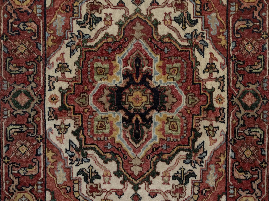 2'0" x 3'1" New Hand Knotted Ivory Wool Rectangle Oriental Rug - MOA10291940