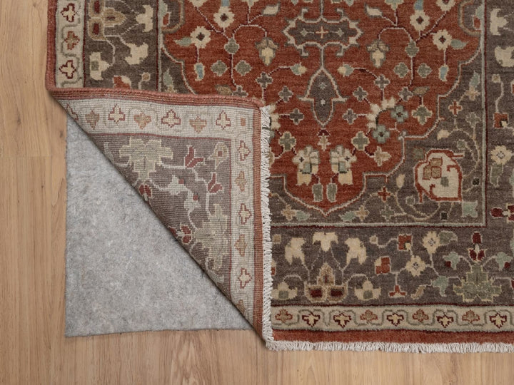 3'0" x 5'1" New Hand Knotted Red Wool Rectangle Oriental Rug - MOA10291949