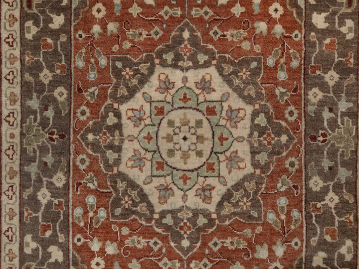 3'0" x 5'1" New Hand Knotted Red Wool Rectangle Oriental Rug - MOA10291949