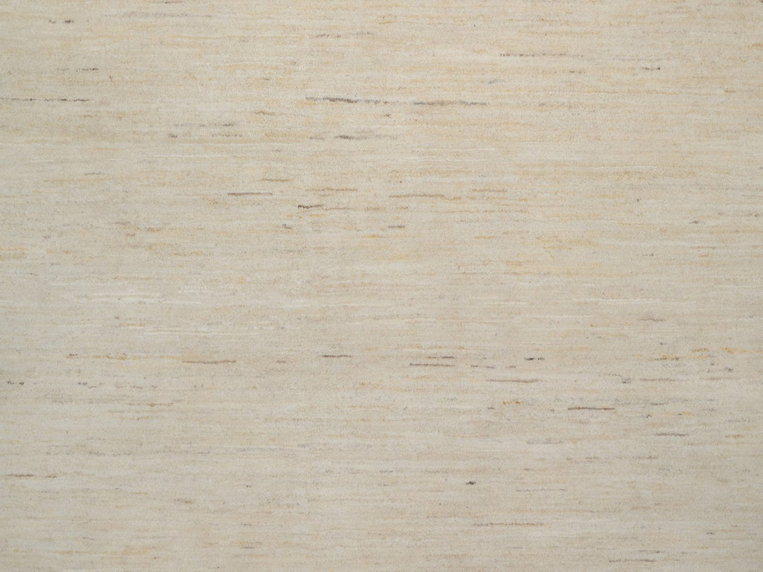 10'0" x 14'1" New Hand Knotted Ivory Wool Rectangle Oriental Rug - MOA10291954