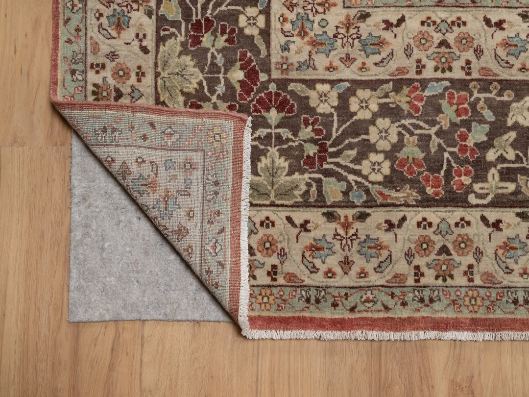 10'0" x 14'0" New Hand Knotted Red Wool Rectangle Oriental Rug - MOA10291956
