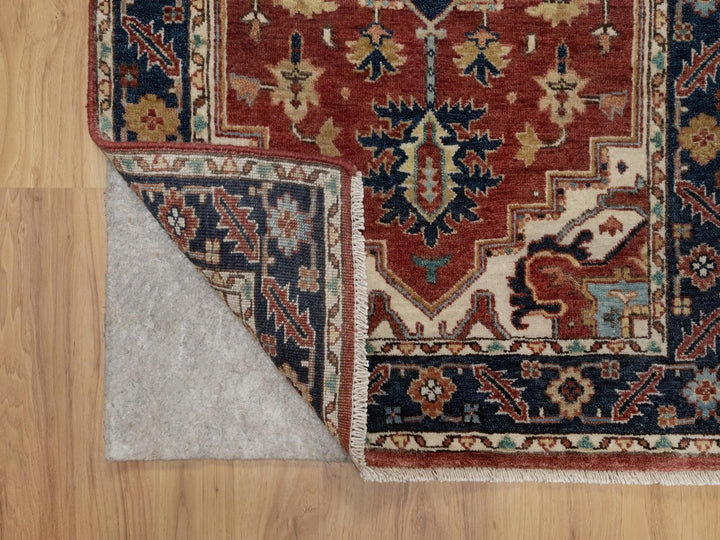 2'7" x 8'3" New Hand Knotted Red Wool Runner Oriental Rug - MOA10291963