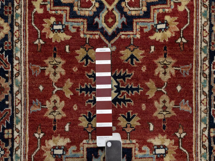 2'7" x 8'3" New Hand Knotted Red Wool Runner Oriental Rug - MOA10291963