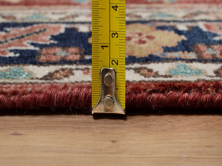 2'7" x 8'3" New Hand Knotted Red Wool Runner Oriental Rug - MOA10291963