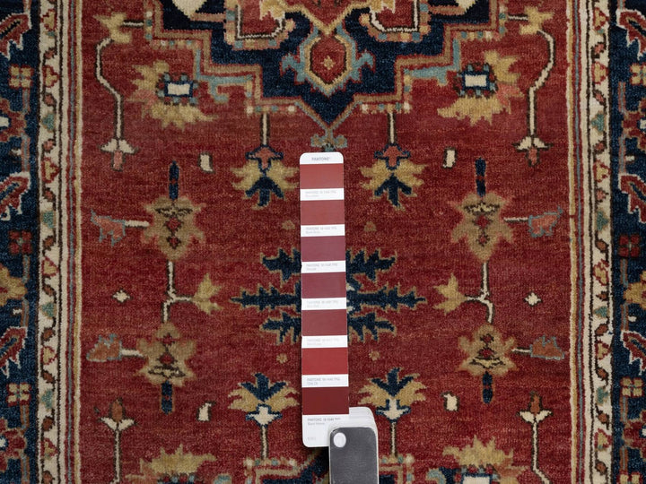 2'8" x 6'3" New Hand Knotted Red Wool Runner Oriental Rug - MOA10291964