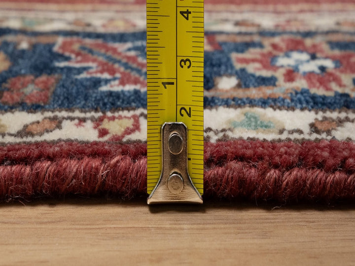 2'8" x 6'3" New Hand Knotted Red Wool Runner Oriental Rug - MOA10291964