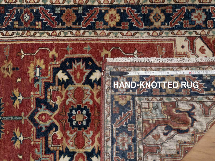 2'8" x 6'3" New Hand Knotted Red Wool Runner Oriental Rug - MOA10291964