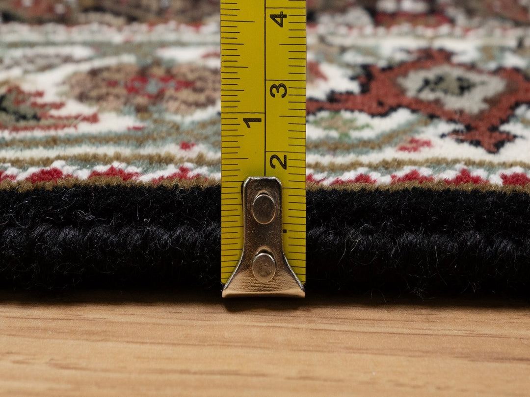 2'5" x 4'8" New Hand Knotted Black Wool Rectangle Oriental Rug - MOA10291968